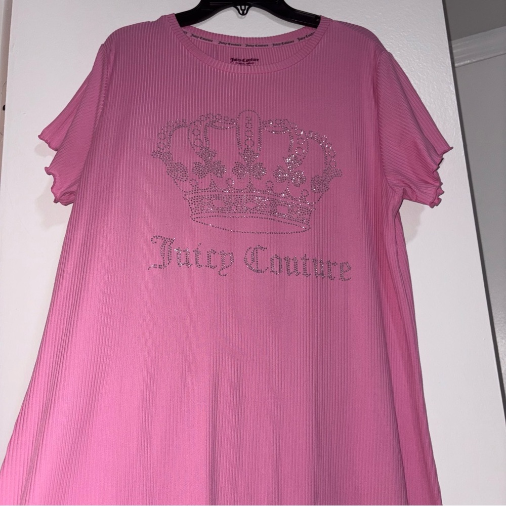 Juicy Couture Bubblegum Pink Blink Crown Nightgown